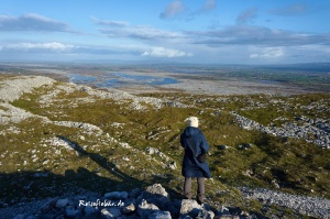 irland the burren nationalpark gipfel
