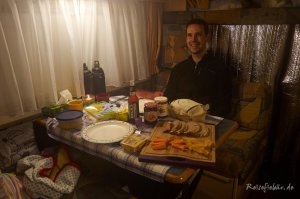 abendessen im camper