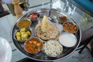 indien kochkurs thali