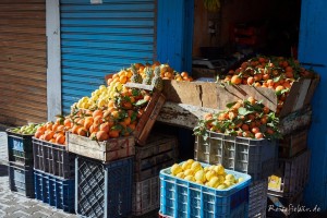 marokko souk essaouira obststand