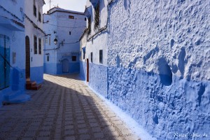 marokko chefchaouen blaue gassen