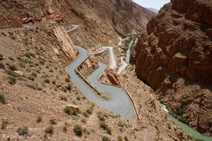 marokko dades schlucht strasse