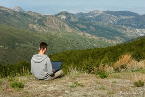 spanien sierra nevada laptop homeoffice